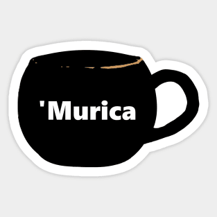 'Murica Mug Cup Sticker